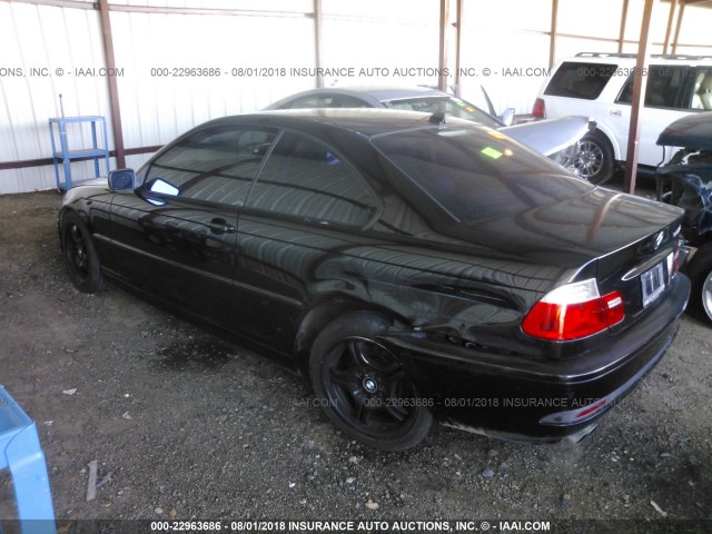 WBABD53444PL13328 - 2004 BMW 330 CI BLACK photo 3
