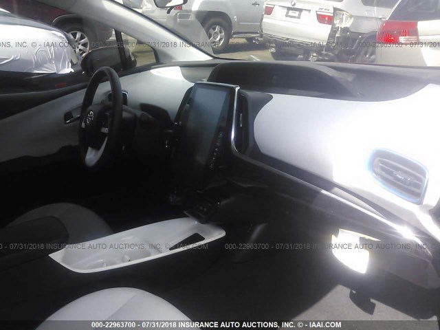 JTDKARFP1H3027085 - 2017 TOYOTA PRIUS PRIME  红色 照片 5