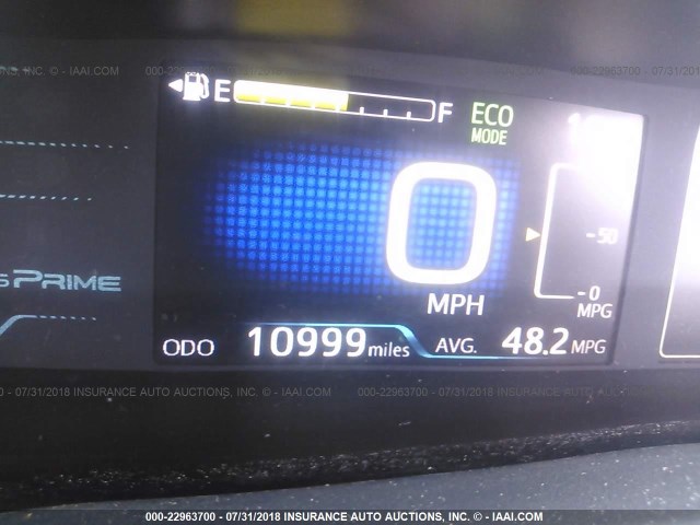 JTDKARFP1H3027085 - 2017 TOYOTA PRIUS PRIME  红色 照片 7