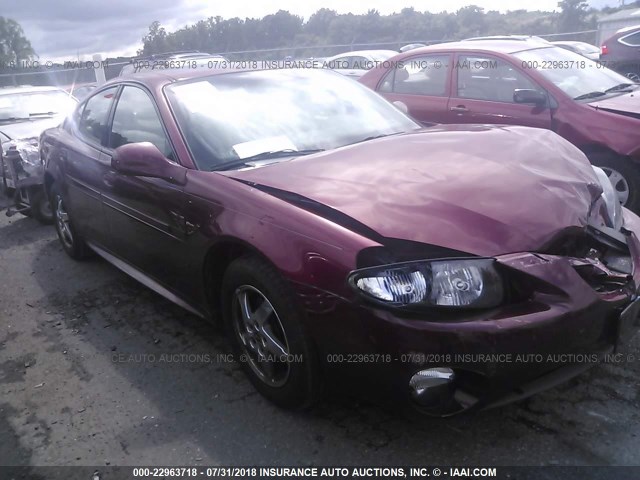 2G2WS522541111738 - 2004 PONTIAC GRAND PRIX GT2 წითელი ფოტო 1