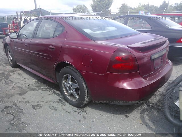2G2WS522541111738 - 2004 PONTIAC GRAND PRIX GT2 წითელი ფოტო 3