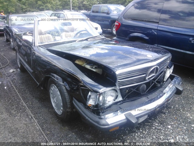 WDBBA48D3HA056099 - 1987 MERCEDES-BENZ 560 SL BLACK photo 6