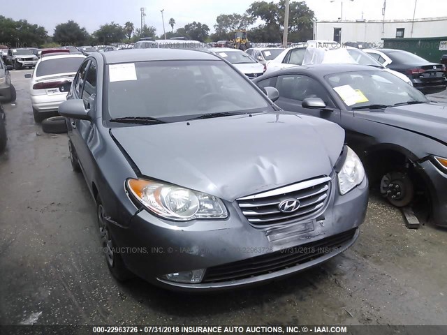 KMHDU4AD3AU102980 - 2010 HYUNDAI ELANTRA BLUE/GLS/SE GRAY photo 1