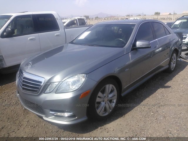 WDDHF2EB9CA567738 - 2012 MERCEDES-BENZ E 350 BLUETEC GRAY photo 2