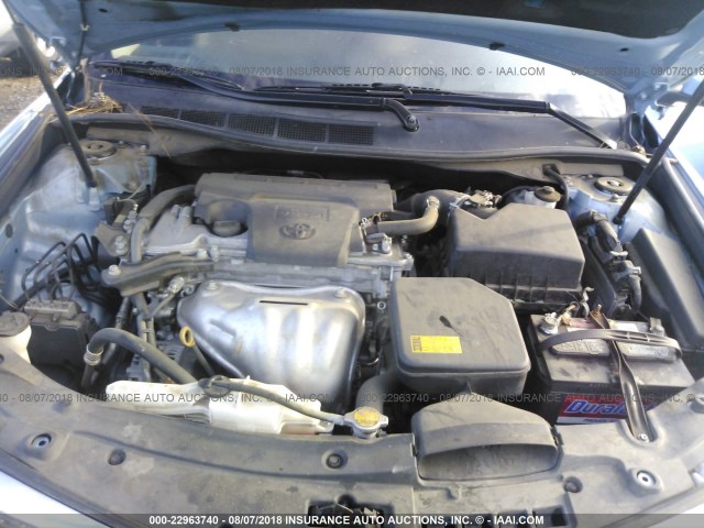 4T4BF1FK4DR293214 - 2013 TOYOTA CAMRY L/SE/LE/XLE 蓝色 照片 10