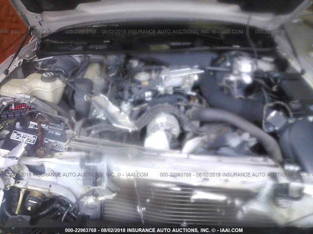 2FALP71W3TX144738 - 1996 FORD CROWN VICTORIA POLICE INTERCEPTOR ვერცხლისფერი ფოტო 10