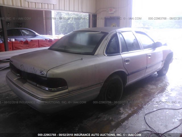 2FALP71W3TX144738 - 1996 FORD CROWN VICTORIA POLICE INTERCEPTOR ვერცხლისფერი ფოტო 4