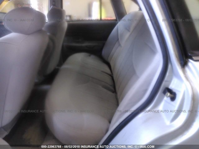 2FALP71W3TX144738 - 1996 FORD CROWN VICTORIA POLICE INTERCEPTOR ვერცხლისფერი ფოტო 8