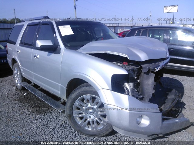 1FMJU1K51BEF38540 - 2011 FORD EXPEDITION LIMITED SILVER photo 1