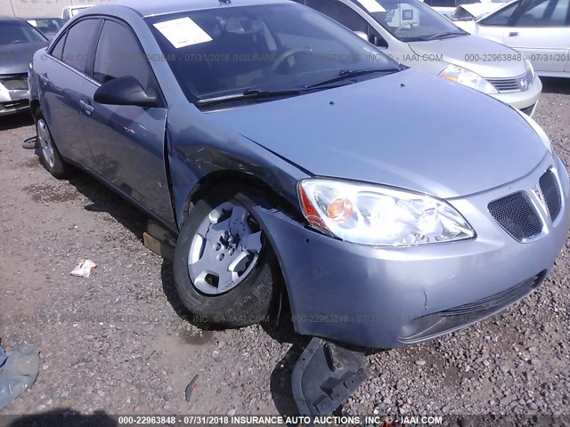 1G2ZF57B384200809 - 2008 PONTIAC G6 VALUE LEADER/BASE BLUE photo 6