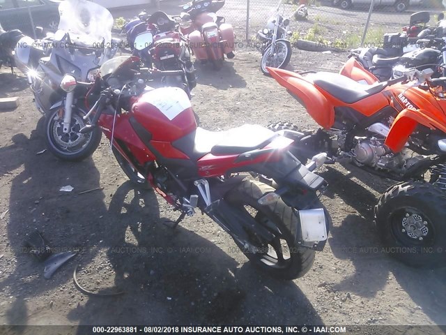 MLHNC5106F5100377 - 2015 HONDA CBR300 R RED photo 3