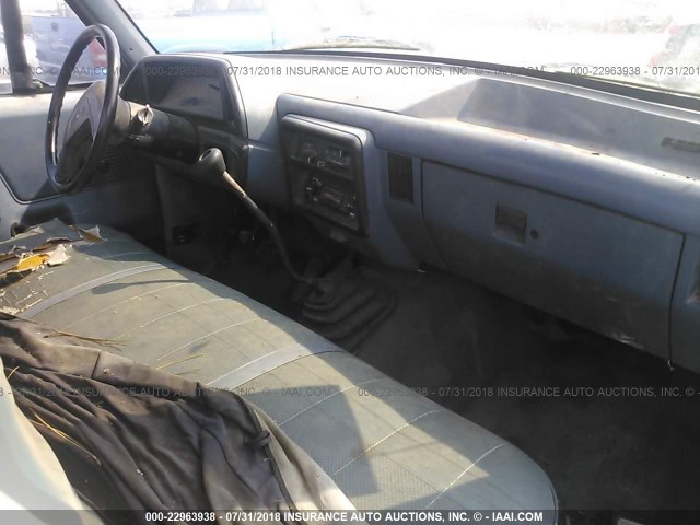2FTDF15Y2HCA63013 - 1987 FORD F150 BLUE photo 5