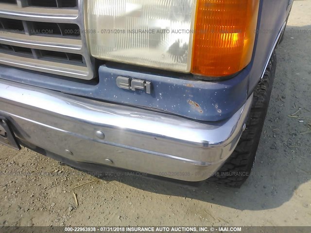 2FTDF15Y2HCA63013 - 1987 FORD F150 BLUE photo 6