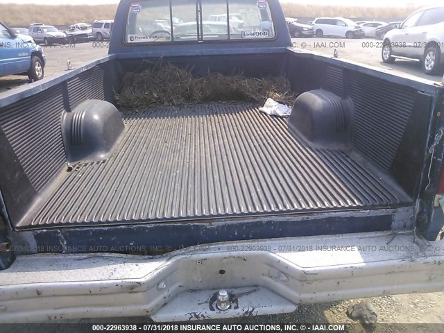 2FTDF15Y2HCA63013 - 1987 FORD F150 BLUE photo 8