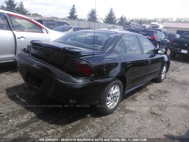 1G2NF52E74M574172 - 2004 PONTIAC GRAND AM SE1 BLACK photo 4