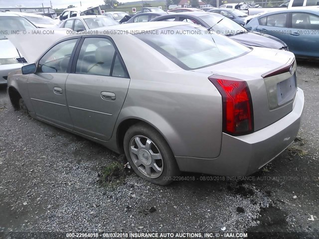 1G6DM57N830131575 - 2003 CADILLAC CTS GOLD photo 3