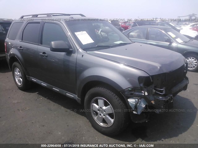 1FMCU0D78CKA17268 - 2012 FORD ESCAPE XLT GRAY photo 1