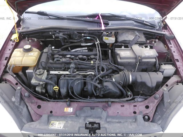 1FAHP34N07W347010 - 2007 FORD FOCUS ZX4/S/SE/SES 栗色 照片 10