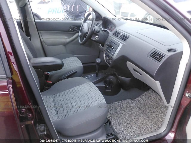 1FAHP34N07W347010 - 2007 FORD FOCUS ZX4/S/SE/SES 栗色 照片 5