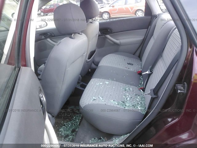 1FAHP34N07W347010 - 2007 FORD FOCUS ZX4/S/SE/SES 栗色 照片 8