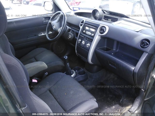 JTLKT334764040713 - 2006 TOYOTA SCION XB Жасыл фото 5
