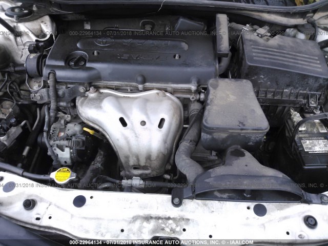 4T1BE46K09U813706 - 2009 TOYOTA CAMRY SE/LE/XLE თეთრი ფოტო 10