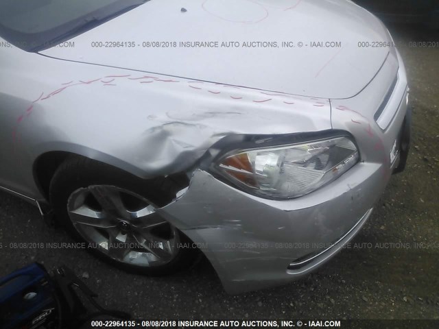 1G1ZC5EB7A4125540 - 2010 CHEVROLET MALIBU 1LT 银色 照片 6