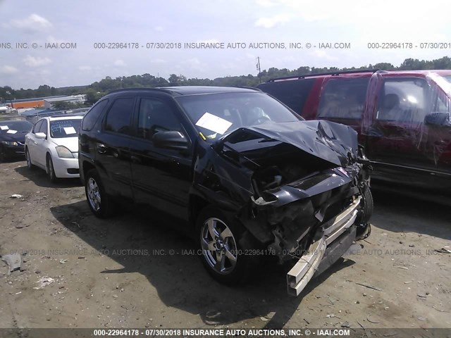 3G7DA03E35S503381 - 2005 PONTIAC AZTEK BLACK photo 1