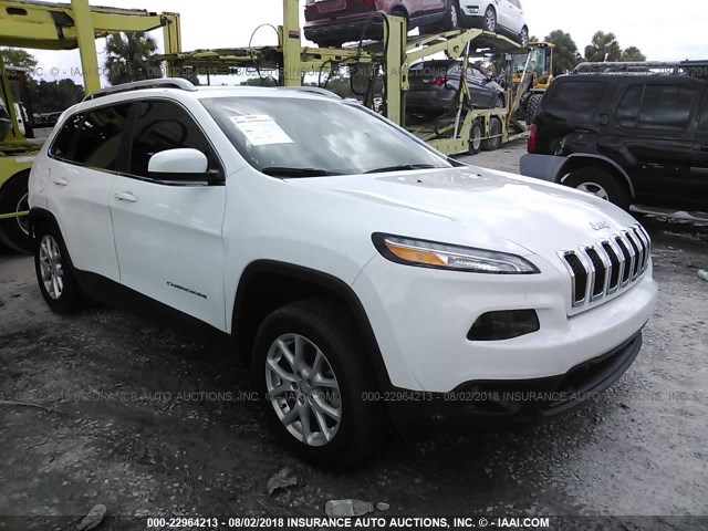 1C4PJLLB6JD511765 - 2018 JEEP CHEROKEE LATITUDE PLUS WHITE photo 1