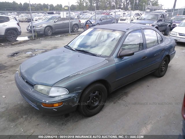 1Y1SK5269SZ042954 - 1995 GEO PRIZM LSI GREEN photo 2