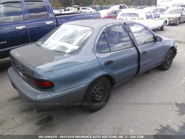 1Y1SK5269SZ042954 - 1995 GEO PRIZM LSI GREEN photo 4