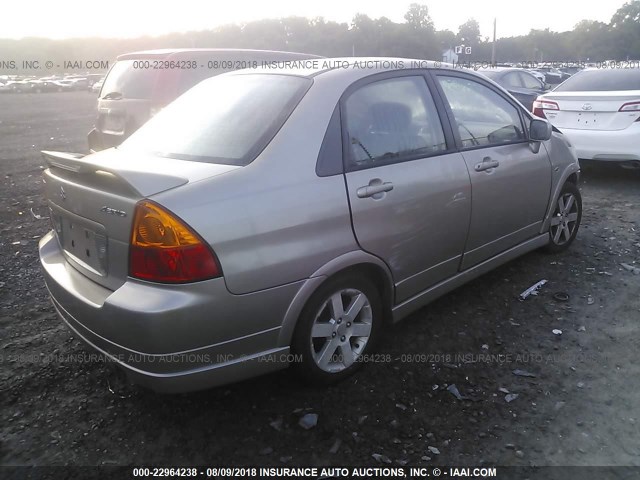 JS2RA61S855251131 - 2005 SUZUKI AERIO S/LX GOLD photo 4