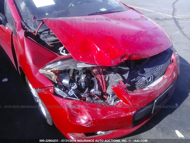 2HGFG3B08CH528147 - 2012 HONDA CIVIC EXL 红色 照片 6