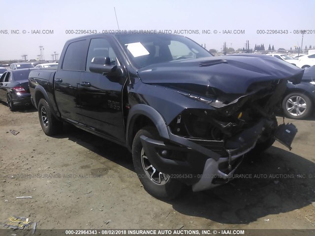 1C6RR7YT0GS141791 - 2016 RAM 1500 REBEL შავი ფოტო 1