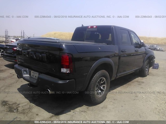 1C6RR7YT0GS141791 - 2016 RAM 1500 REBEL შავი ფოტო 4