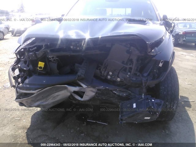 1C6RR7YT0GS141791 - 2016 RAM 1500 REBEL შავი ფოტო 6