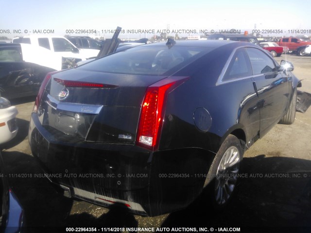 1G6DP1E3XD0170252 - 2013 CADILLAC CTS PREMIUM COLLECTION BLACK photo 4