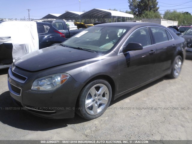 1G1ZB5E11BF168013 - 2011 CHEVROLET MALIBU LS ნაცრისფერი ფოტო 2