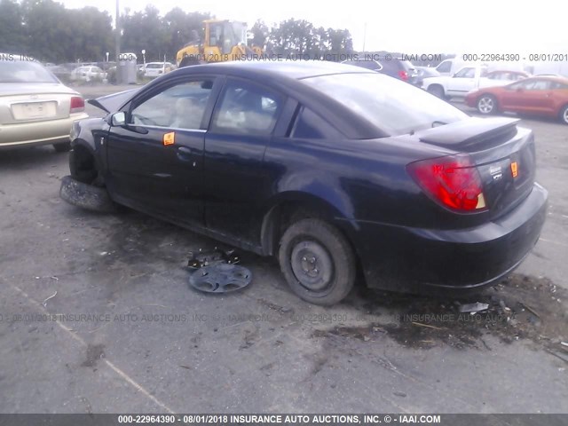 1G8AN12F24Z142679 - 2004 SATURN ION LEVEL 2 BLACK photo 3