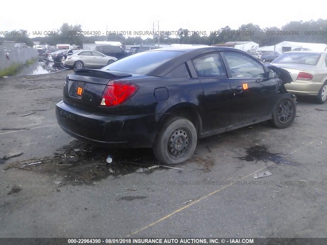 1G8AN12F24Z142679 - 2004 SATURN ION LEVEL 2 BLACK photo 4