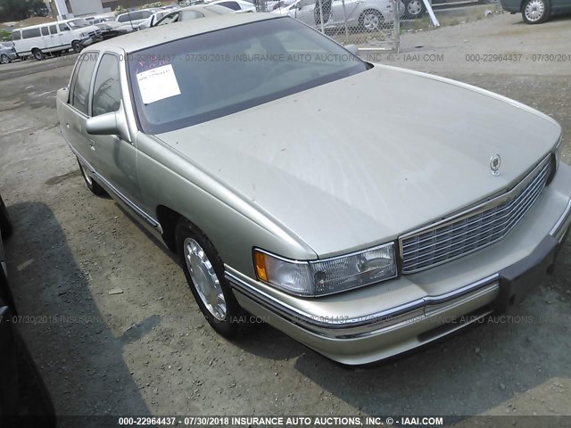 1G6KD52Y9TU271393 - 1996 CADILLAC DEVILLE Champagne photo 1