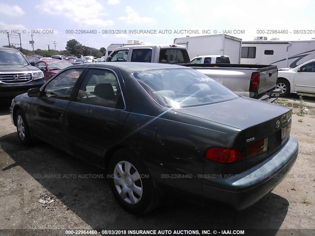 JT2BG22K710543127 - 2001 TOYOTA CAMRY CE/LE/XLE მწვანე ფოტო 3