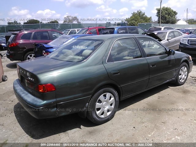 JT2BG22K710543127 - 2001 TOYOTA CAMRY CE/LE/XLE მწვანე ფოტო 4