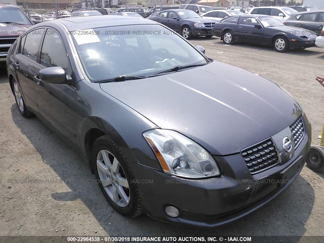 1N4BA41E14C921998 - 2004 NISSAN MAXIMA SE/SL GRAY photo 1