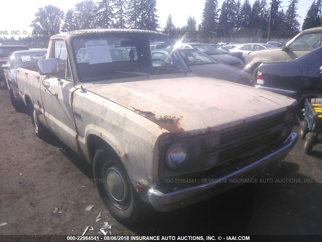 CWY15362 - 1979 FORD COURIER YELLOW photo 1