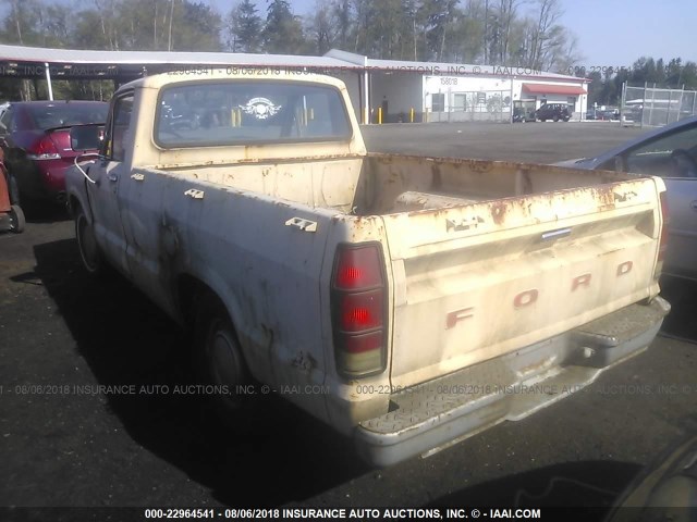 CWY15362 - 1979 FORD COURIER YELLOW photo 3