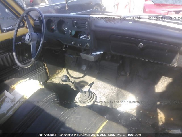 CWY15362 - 1979 FORD COURIER YELLOW photo 5