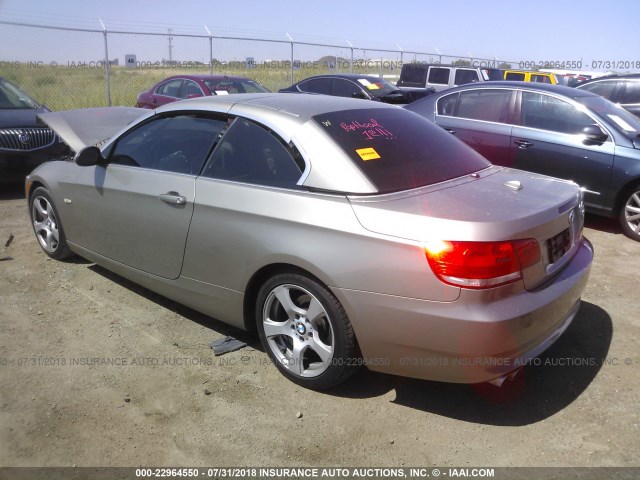 WBAWR33518P153866 - 2008 BMW 328 I SULEV GOLD photo 3