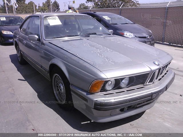 WBAEC8415K3268927 - 1989 BMW 635 CSI AUTOMATIC GRAY photo 1