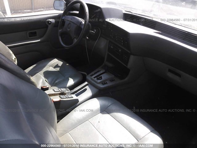 WBAEC8415K3268927 - 1989 BMW 635 CSI AUTOMATIC Gris photo 5